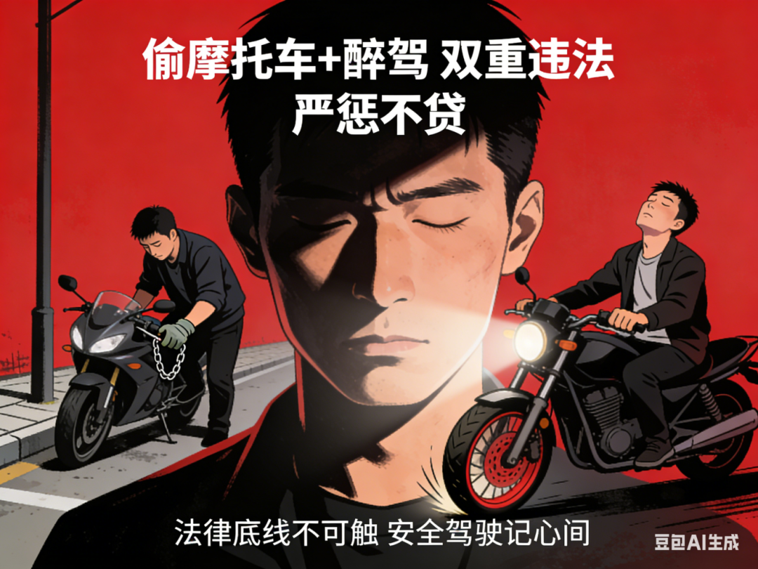 偷车还醉驾？浠水男子“一错再错”，半年刑期买教训